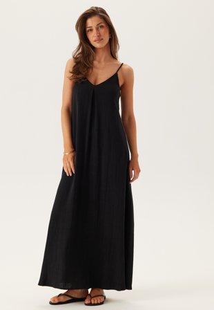 Object Collectors Item Objsanne Sl Long Dress Black Tøj