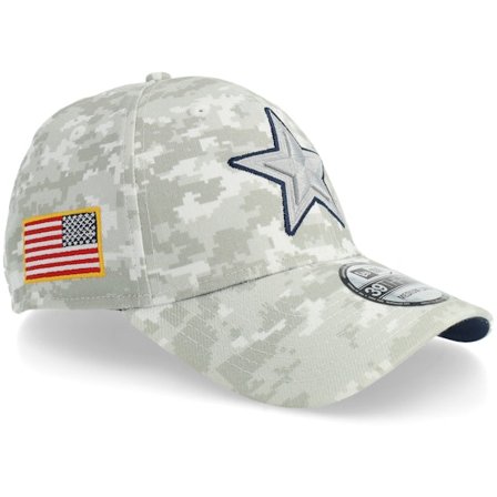 New Era - NFL Camo fitted Cap - Dallas Cowboys NFL 39THIRTY Salute To Service Camo Fitted @ Hatstore