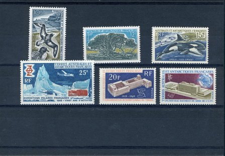 TAAF - Fransk antarktis Terr. - Årgang 1969-70 - Postfrisk