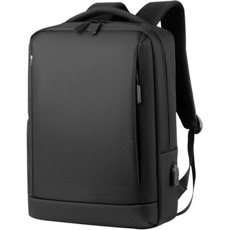 Business rygsæk til mænd, stor kapacitet, vandtæt rygsæk, mode taske til rejser, gave, konferencetaske (sort)