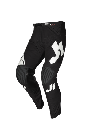 Pantaloni Cross Bambino Just1 J-Flex Aria Nero-Bianco 24