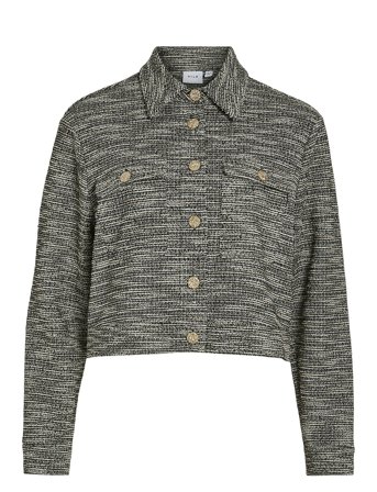 Vila | Viamera L/S Cropped Shacket | L