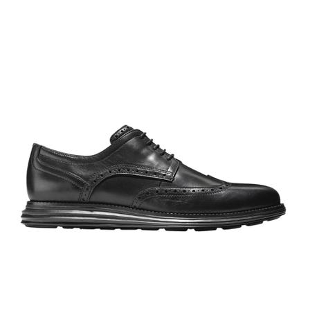 Cole Haan, Shoes Original Grand Wingtip Oxford Zwart, Heren, Maat:40 EU