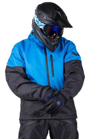 Raven Boondocker Snowmobile Jacket Blue/Black S