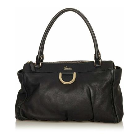 Gucci Vintage Shoulder Tass , Zwart , Dames , Maat: ONE Size Vintage Tassen
