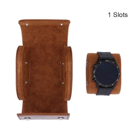 Watch Roll Case Läder Watch Roll Box Watch Roll Organizer för män