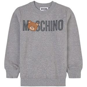 Moschino Branded Sweatshirt Grey Melange 5 Years - Jumpers and knitwear - 5 years - Grey