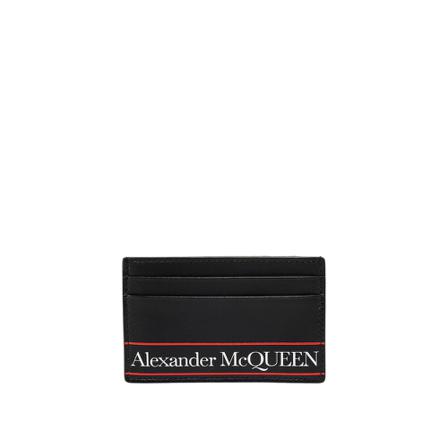 Alexander McQueen Card Holder Sort, Herre Punge og Kortholder, Størrelse: ONE Size