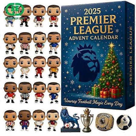 Premier League Adventskalender med Overraskelsesdekorationer