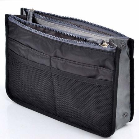 Bag In Bag Väskinsats Innerväska Svart 28cm * 18cm * 3-10cm
