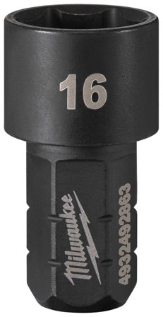 Milwaukee 4932492863 Pipe til skralle M12 FPTR Nøkkelvidde 16 mm, Håndverktøy