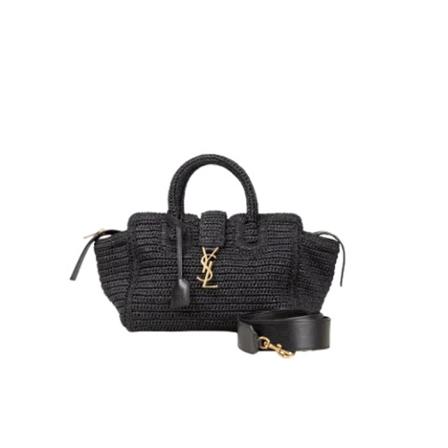 Yves Saint Laurent Vintage, Pre-owned Canvas handbags Zwart, Dames, Maat:ONE Size