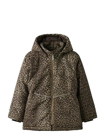 Nkfmaxi Pa Jacket Aop Noos Brown Name It