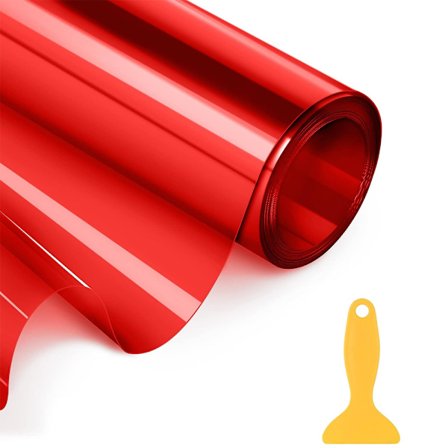 Vattentät bil 200x30cm Röd strålkastarfilm Färgtonsfilm för bil