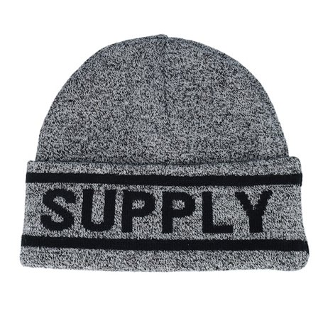 Herschel - Schwarz Cuff Mütze - Elmer Herschel Logo Beanie Heather Black/Black Cuff @ Hatstore