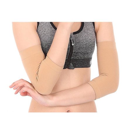 2 par full underarm tatovering deksel opp kompresjonshylser solbeskyttelse menn kvinner, hudfarge