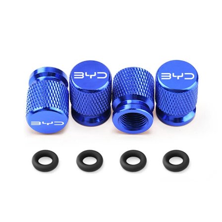 4 stk. Aluminium Bil Hjul Dæk Ventil Hætte Dæksler Til BYD Atto 3 Act 3 Tang F3 E6 Dmi Yuan Song plus EV2022 2023 Biltilbehør