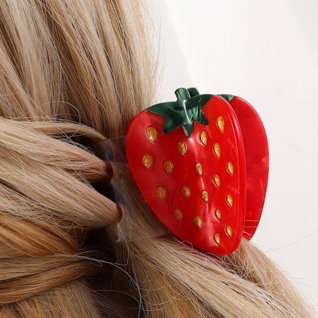 Mansikka-hiusklipsit Hain hiusklipsit 4 4