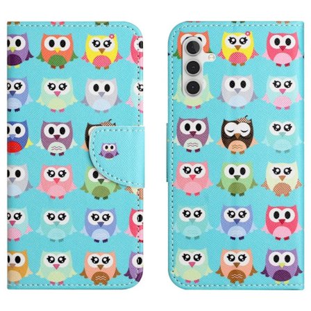 Wonderland Samsung Galaxy M15 flip-etui - Ugler