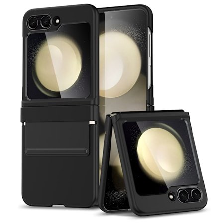 Stöttåligt skal för Samsung Galaxy Z Flip 7 (svart)