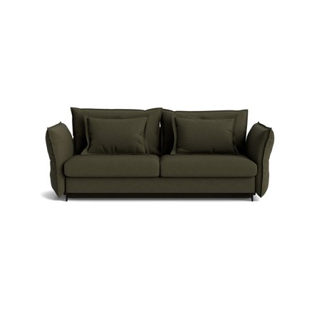 Catania 3 personers sovesofa - Loop Grøn - 256,3x115x101 - Sofa, sovesofa