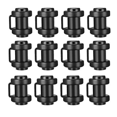 12 stk. trampolinhegn stolpe hætte trampolin endehætte trampolin stolpe beskyttelse trampolin tilbehør (DPD)