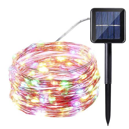 32m/22m/12m/7m Solar LED-lys Utendørs festonglampe Hage Fairy Light String 1~2PC Vanntett Christmas Garland Garden Decoration 32M 300LED