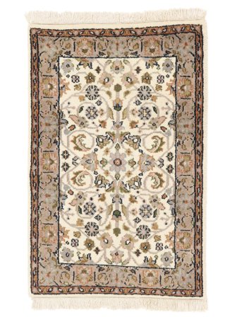 Medalionowy Mały Bidżar Indie Dywan 60X90 Wełna