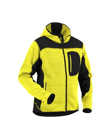 Blåkläder 493021173399XXL Jacka varselgul/svart, stickad Varselgul/Svart, Kläder