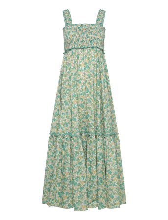 by Ti Mo Cotton Party Strap Dress - Green - M