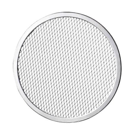 Non-stick pizzabakke, rund bageplade til småkager, pandekager, bagværk, grillmad, 25 cm (FMY)