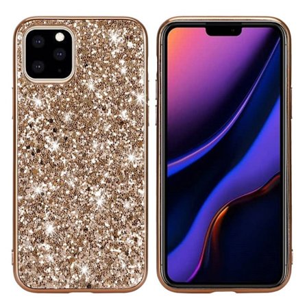 Glitter iPhone 11 kuoret - Kulta