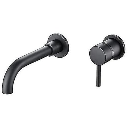 Fong Fong Dold Väggmonterad Badkarsblandare Badrum Infälld Väggmonterad Tvättställ Kallt Och Varmt Vatten Kran