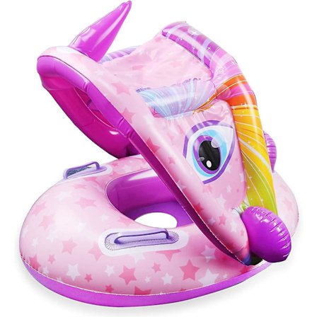 Baby Simring, Uppblåsbar Simring, Baby Simring Med Solskydd, Baby Flyt, Uppblåsbar Simring, Baby Simtränare, Sim