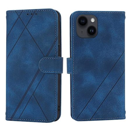 Case med präglat linje för iPhone 15