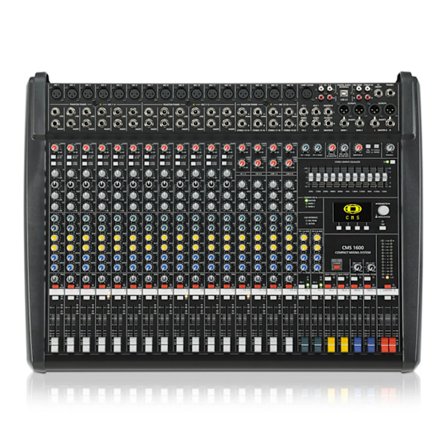 CMS1600-3 48V Phantom Audio Mixer Console Professional 16 Channel Compact Mixing Desk System For Stage Church Studio