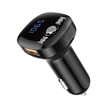 FM Sändare med Bluetooth och USB Laddare