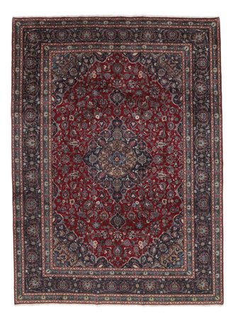 Tapis D'orient Kashmar 247X338 Noir/Rouge Foncé (Laine, Perse)
