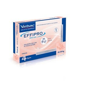 Effipro Spot-On Soluzione 4 Pipette 2,68ml 268mg Cani Da 20 a