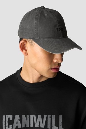 ICANIWILL - Stonewashed Cap Black - Dames - sportkleding van ICIW
