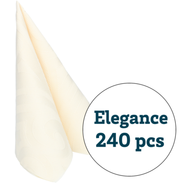 SERVIETT ELEGANCE VANILJ 40X40