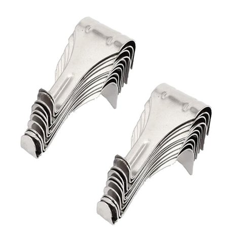 20 stk. støpeform kroker, bildelist kroker hengere rustfritt stål