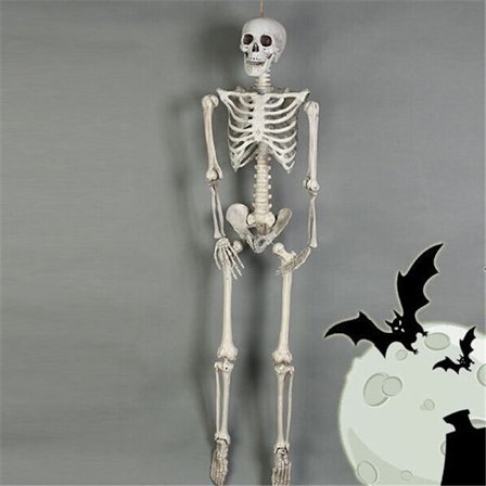 Posable skjelett Halloween Dekor Mann Bone Creepy Party Decorat