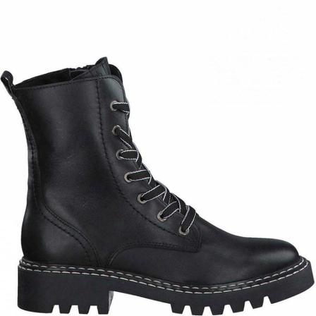 Tamaris, Boots Zwart, Dames, Maat:39 EU,leer
