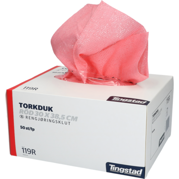 Rengjøringsklut Rød 30x38,5cm