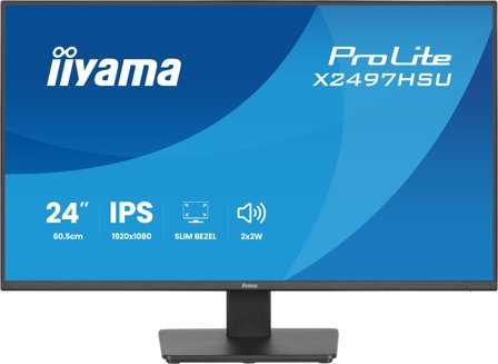 iiyama a X2497HSU-B1 24" IPS LCD with 4-si