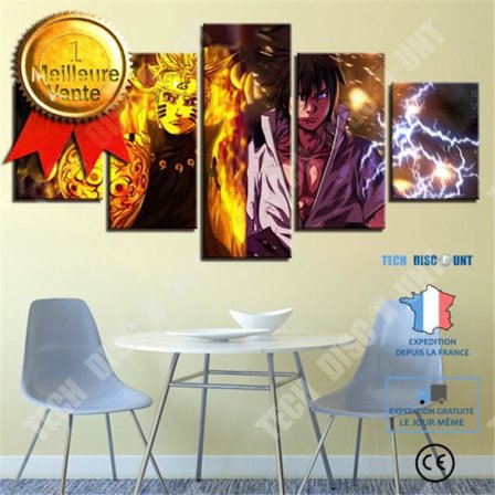 Väggkonst - TECH DISCOUNT - Naruto - 5 delar - HD-målning - Inredning