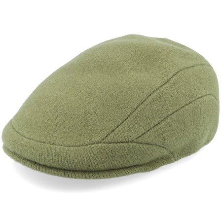 Kangol - Kg Wool 507 Sea Kelp Flat Cap Flatcap Green Cap - @ Hatstore