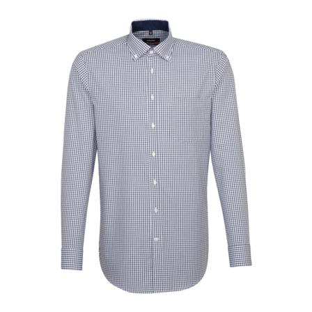 Seidensticker Business Shirt Regular , Blauw , Heren , Maat: M