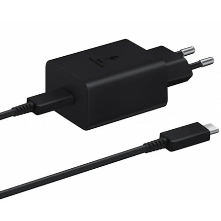 Samsung 45W PD USB-C reseladdare med USB-C Kabel - Svart
